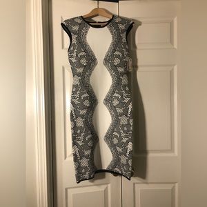 Nanette Lepore Size Medium white and black dress